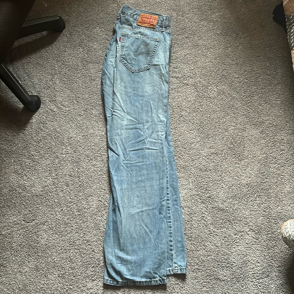Worn, blue, Levi 30x32 Jeans